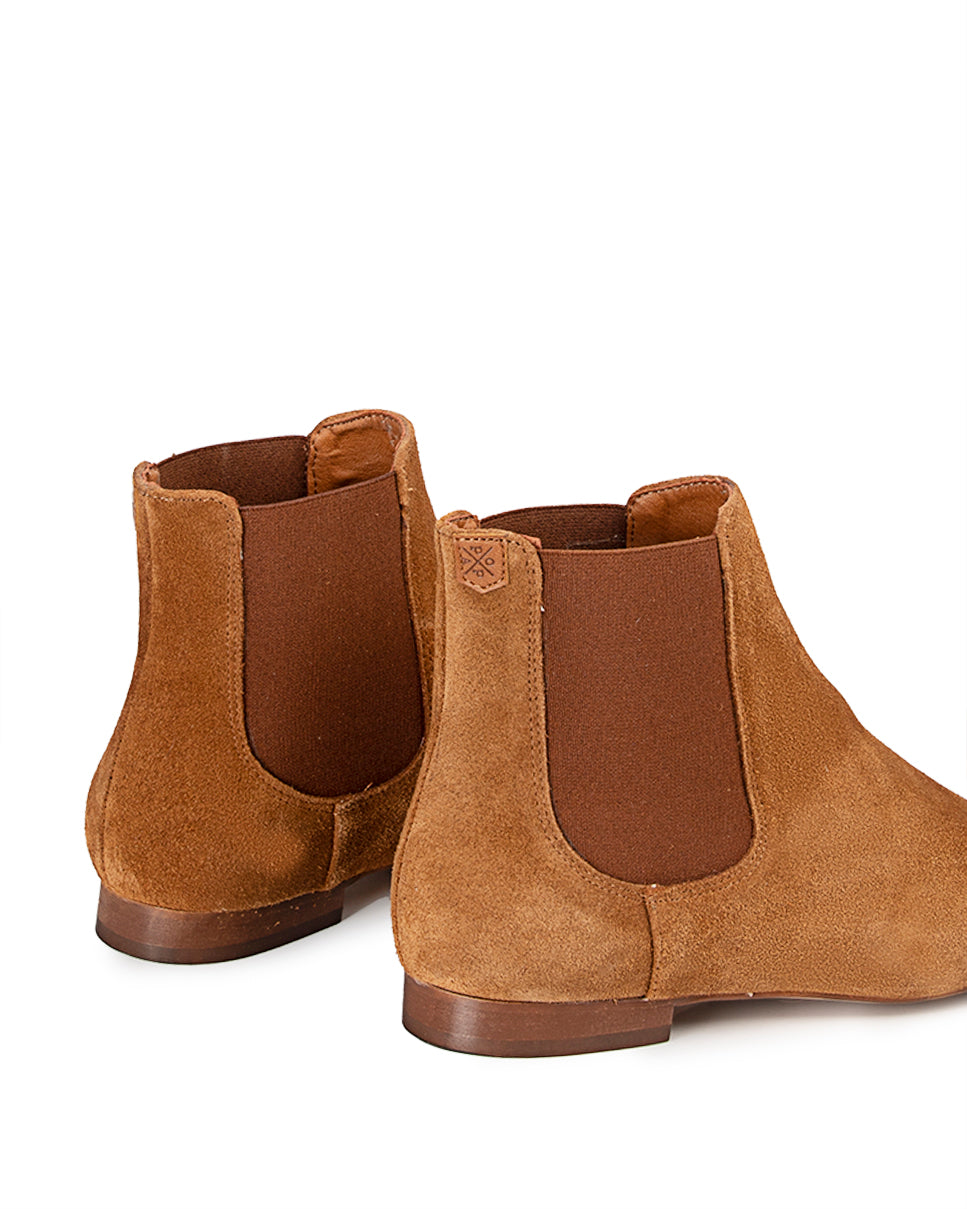 Angela Brown Suede Ankle Boot