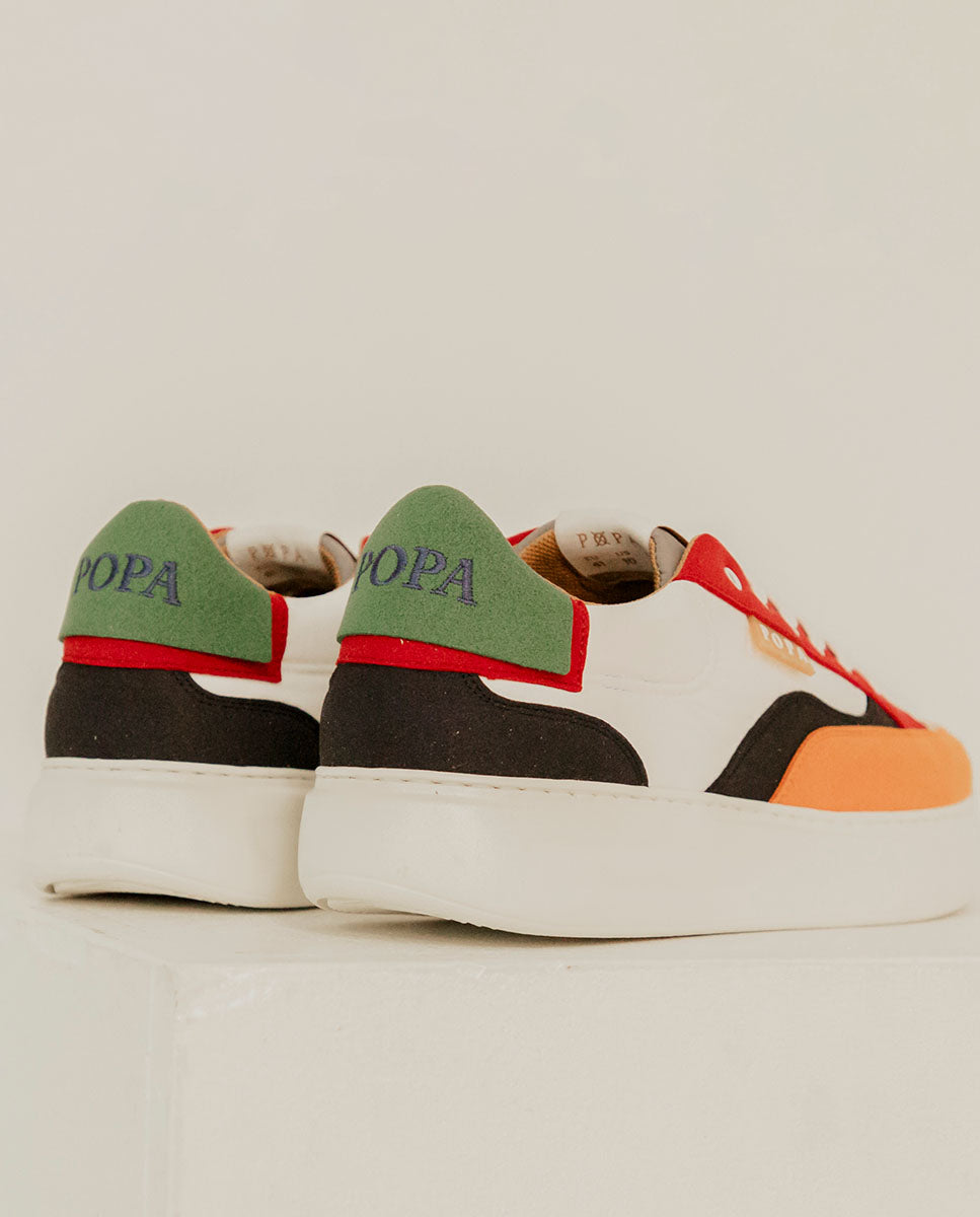 Alcazaba Nylon Orange Sneaker