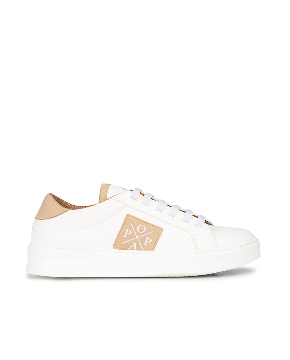 Zapatilla Macera Logo Popa Beige