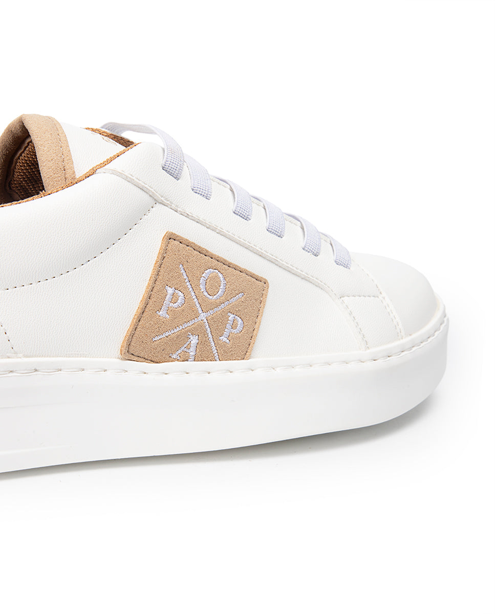 Zapatilla Macera Logo Popa Beige