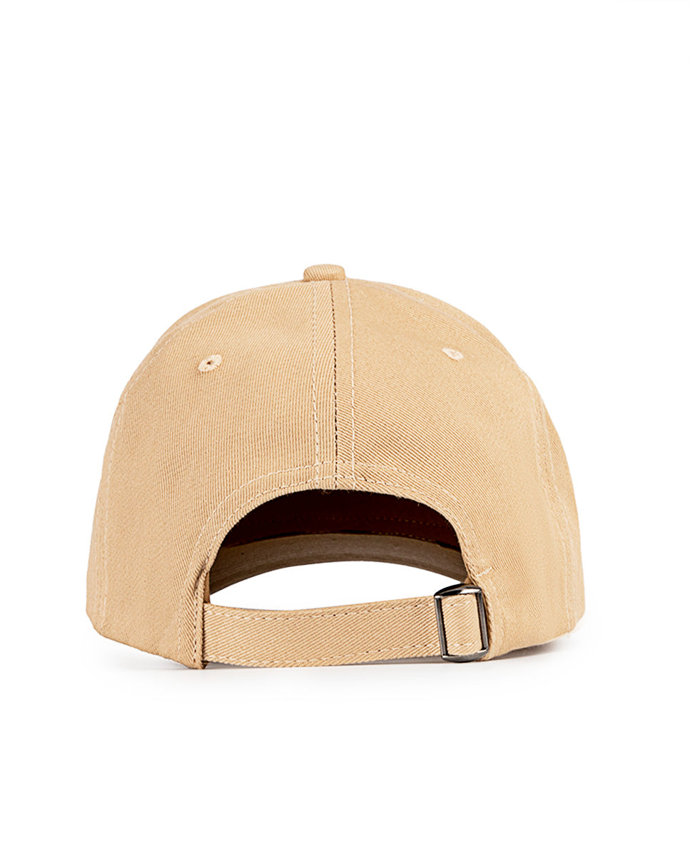 Popa Beige Canvas Cap