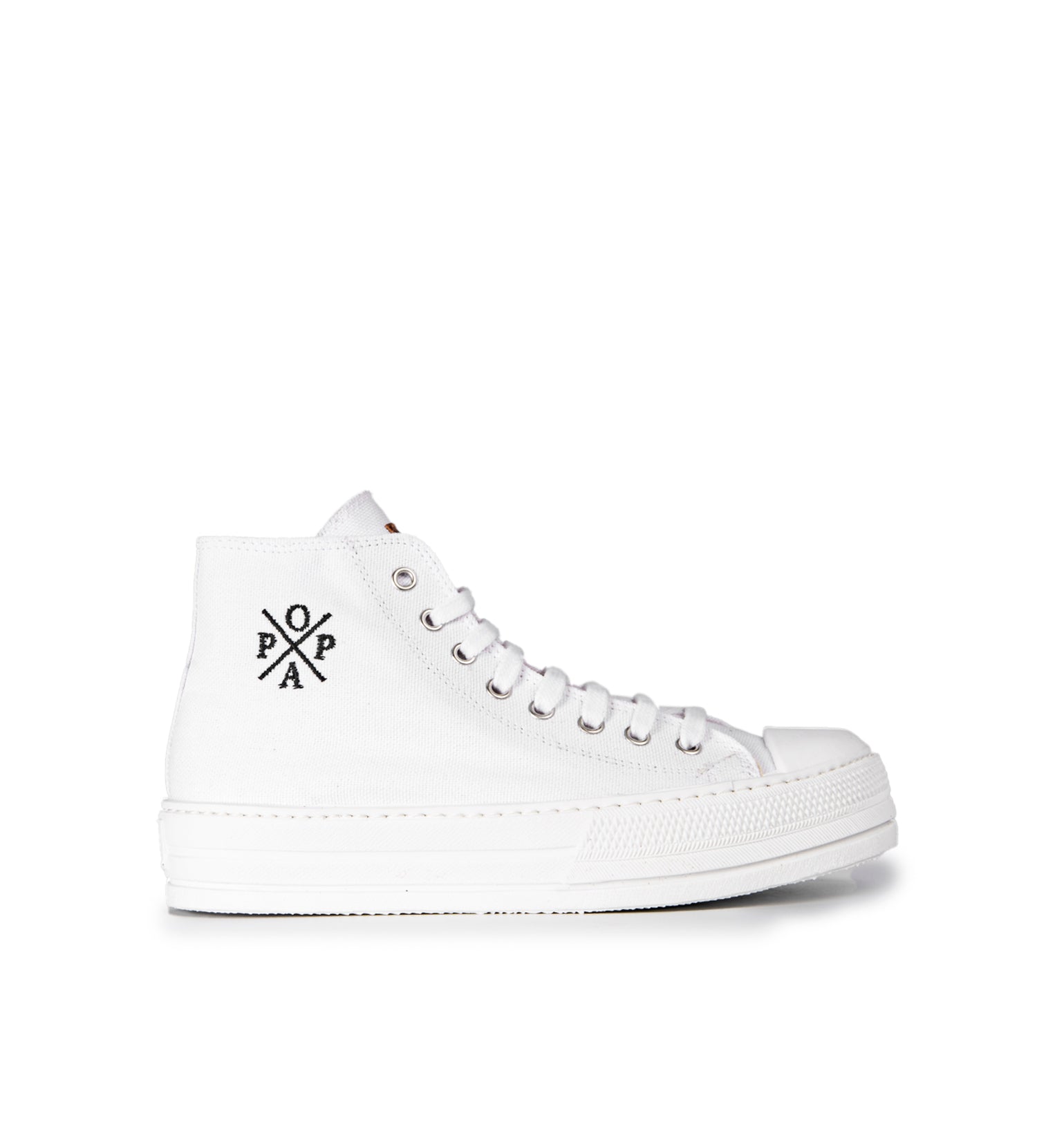 Janis White Canvas Sneaker
