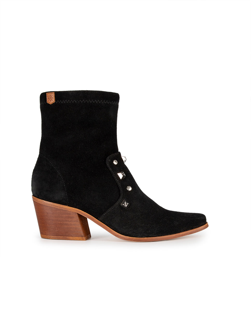 Olivia Ankle Boot Black Decorations