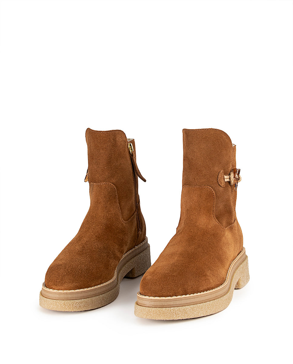 Juana Suede Muscade Ankle Boot