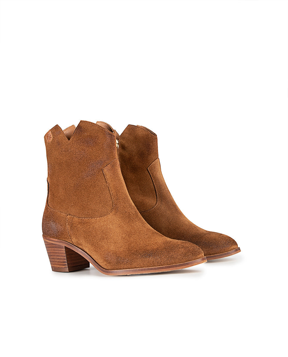 Milan Suede Muscade Ankle Boot