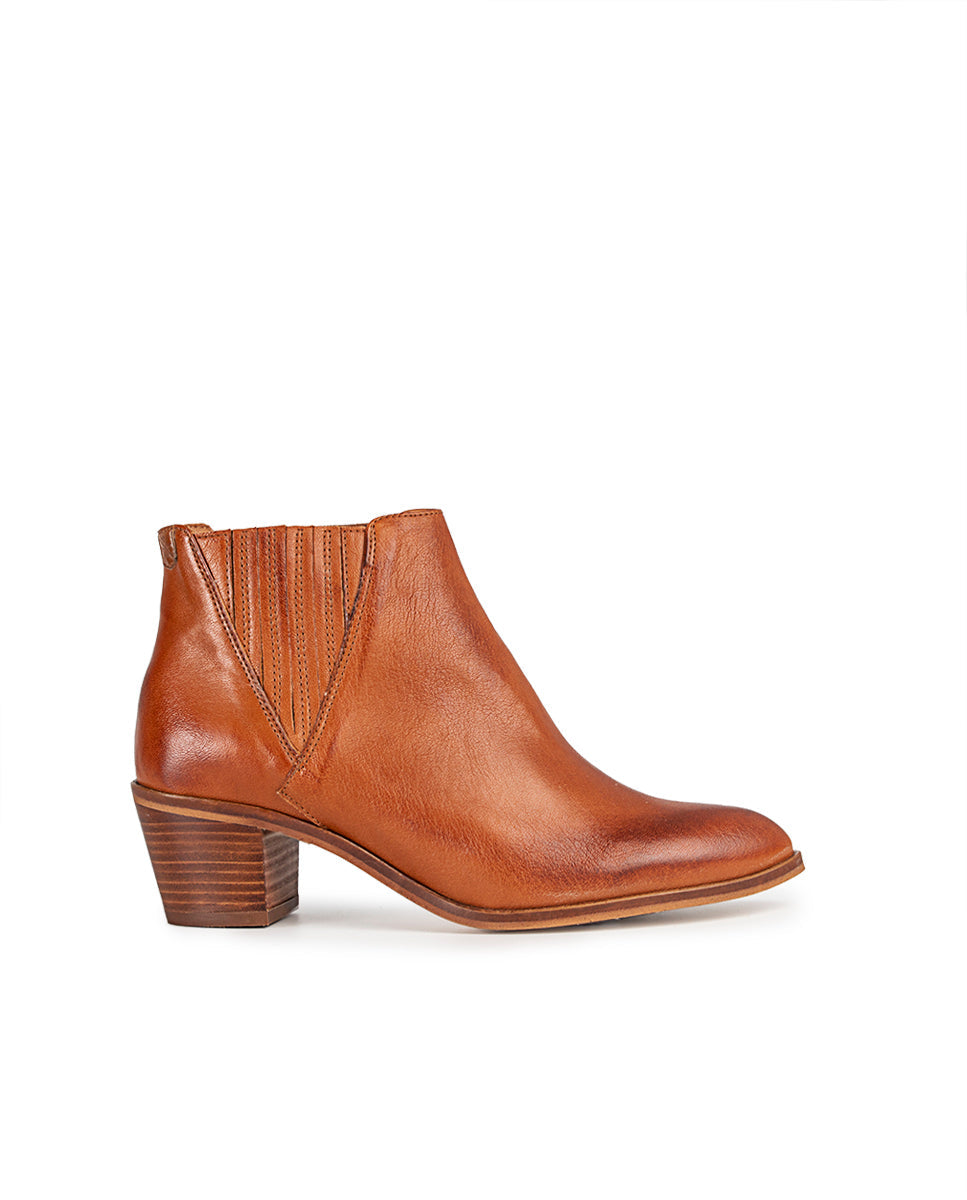 Clarisa Leather Ankle Boot