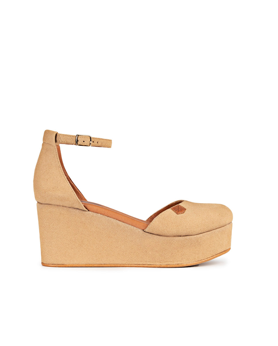 Low Wedge Cantalar Suede Sand